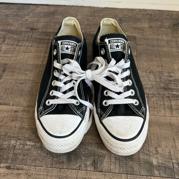 CONVERSE CHUCK TAYLOR ALLSTARS BLACK CANVAS LOW RISE SIZE 7 - Picture 2 of 6